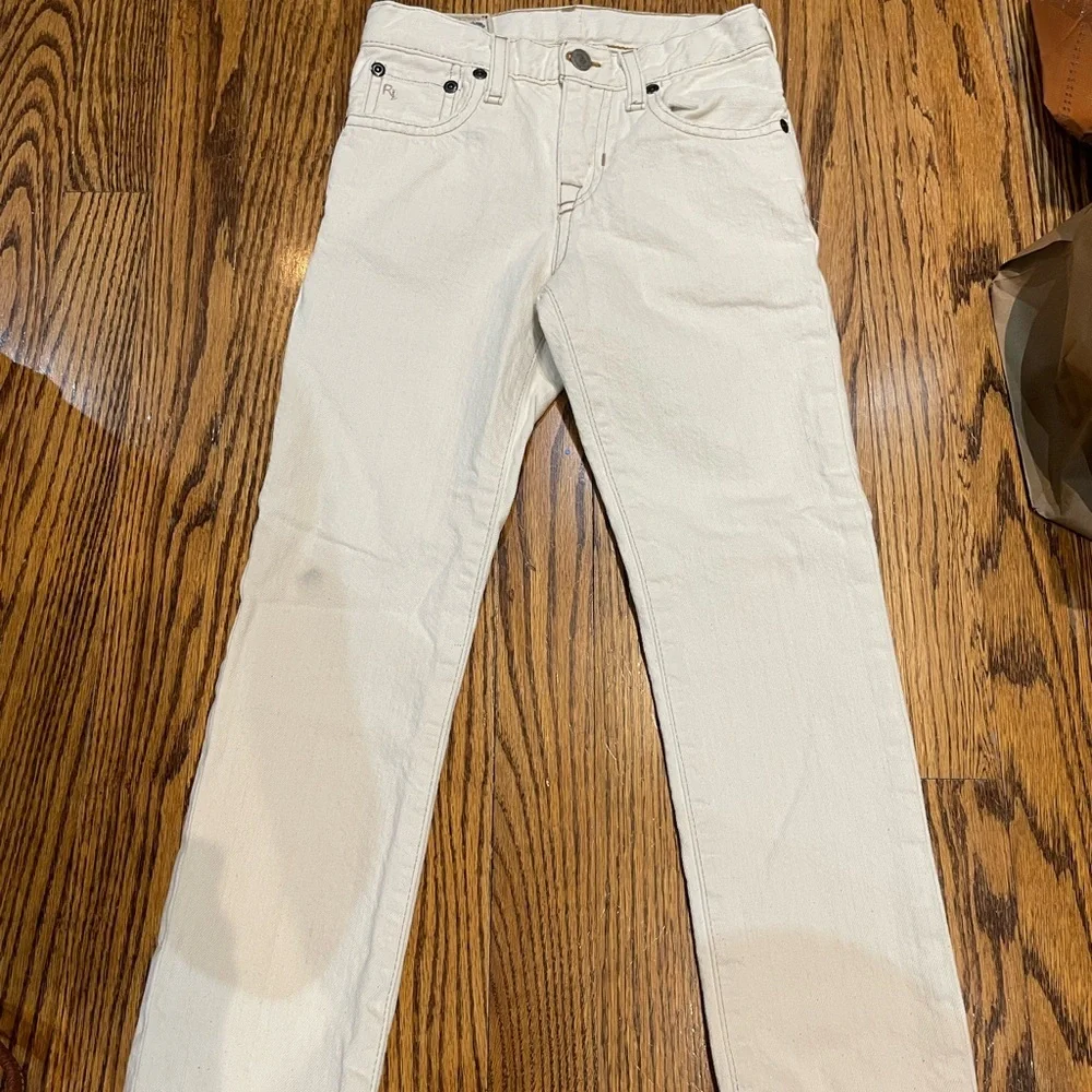 Polo by Ralph Lauren White Denim Straight-Leg Jeans - Picture 1 of 3